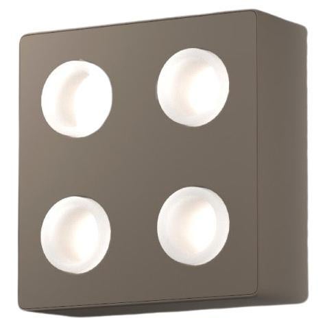 Contemporary Wall Lamp 'Domino' by Sylvain Willenz X ago, Mud Gray 
