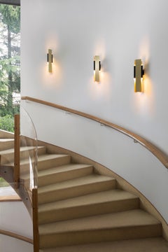 Contemporary Wall Lamp 'Excalibur 559.41' by TOOY, Brass