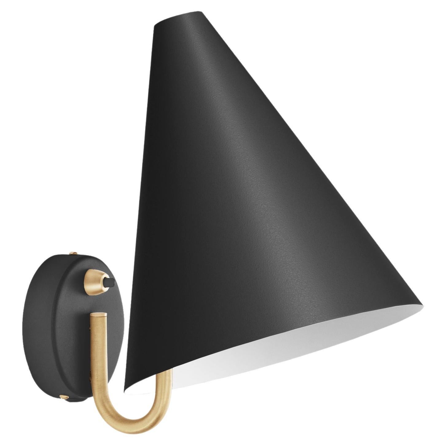 Contemporary Wall Lamp in Black Steel 'Mosaik' by Lyfa