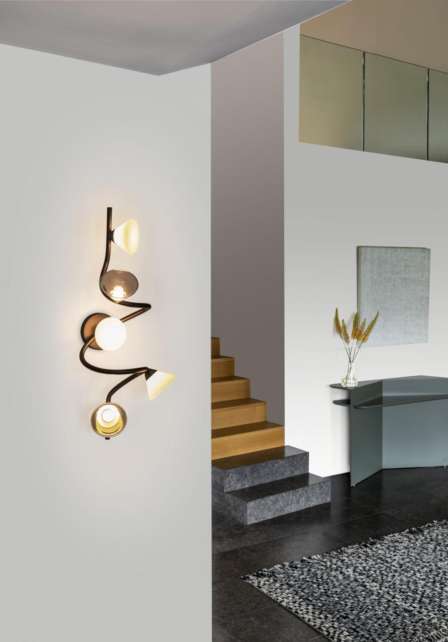italien Applique contemporaine 'Linfa' 565.43 by Federico Peri x TOOY, Titane en vente