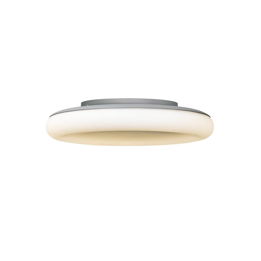 Aluminum Contemporary Flush Mount 'Mozzi' by AGO 'Large, White' For Sale