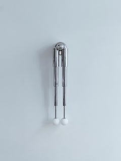 Contemporary Wall Lamp 'Nebula-3-2' by TheShaw, Stainless Steel and Glass