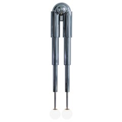 Contemporary Wall Lamp 'Nebula-3-2' by TheShaw, Stainless Steel and Glass