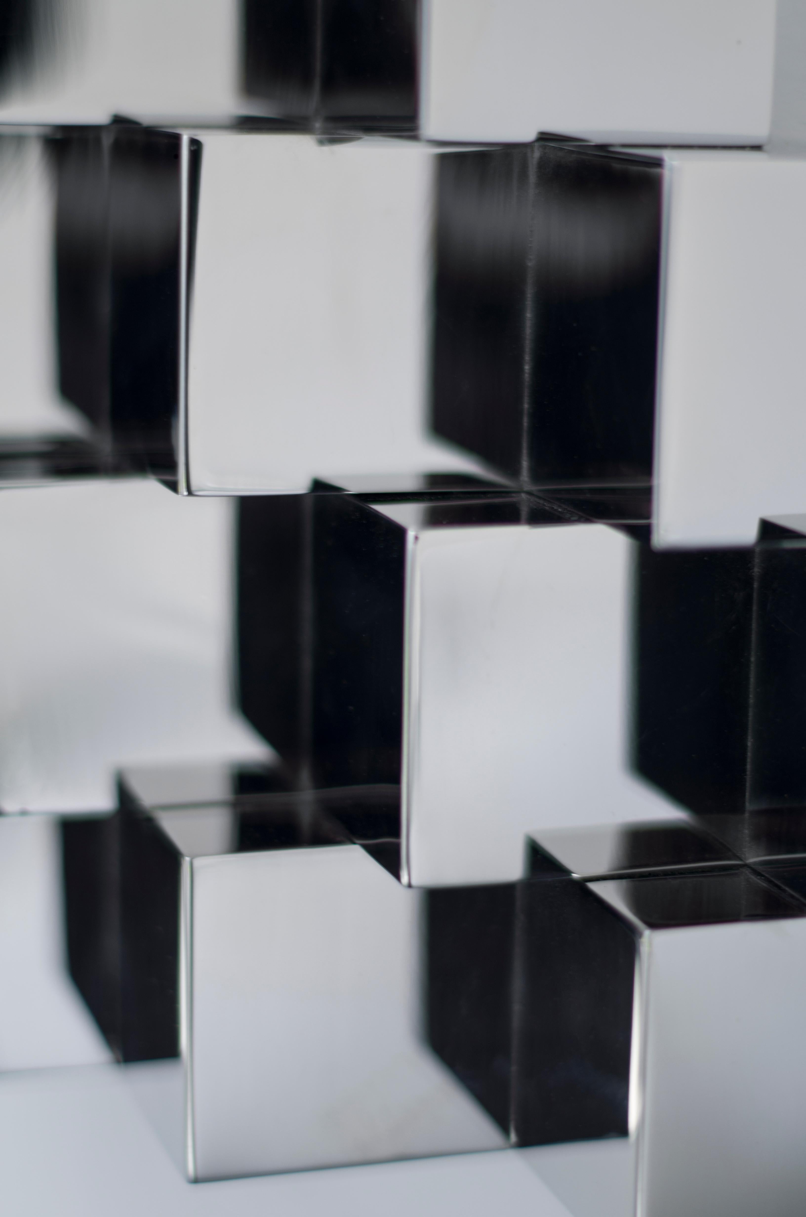 Lampe murale contemporaine 'Ocean Sunrise' par TheShaw, acier inoxydable en vente 2