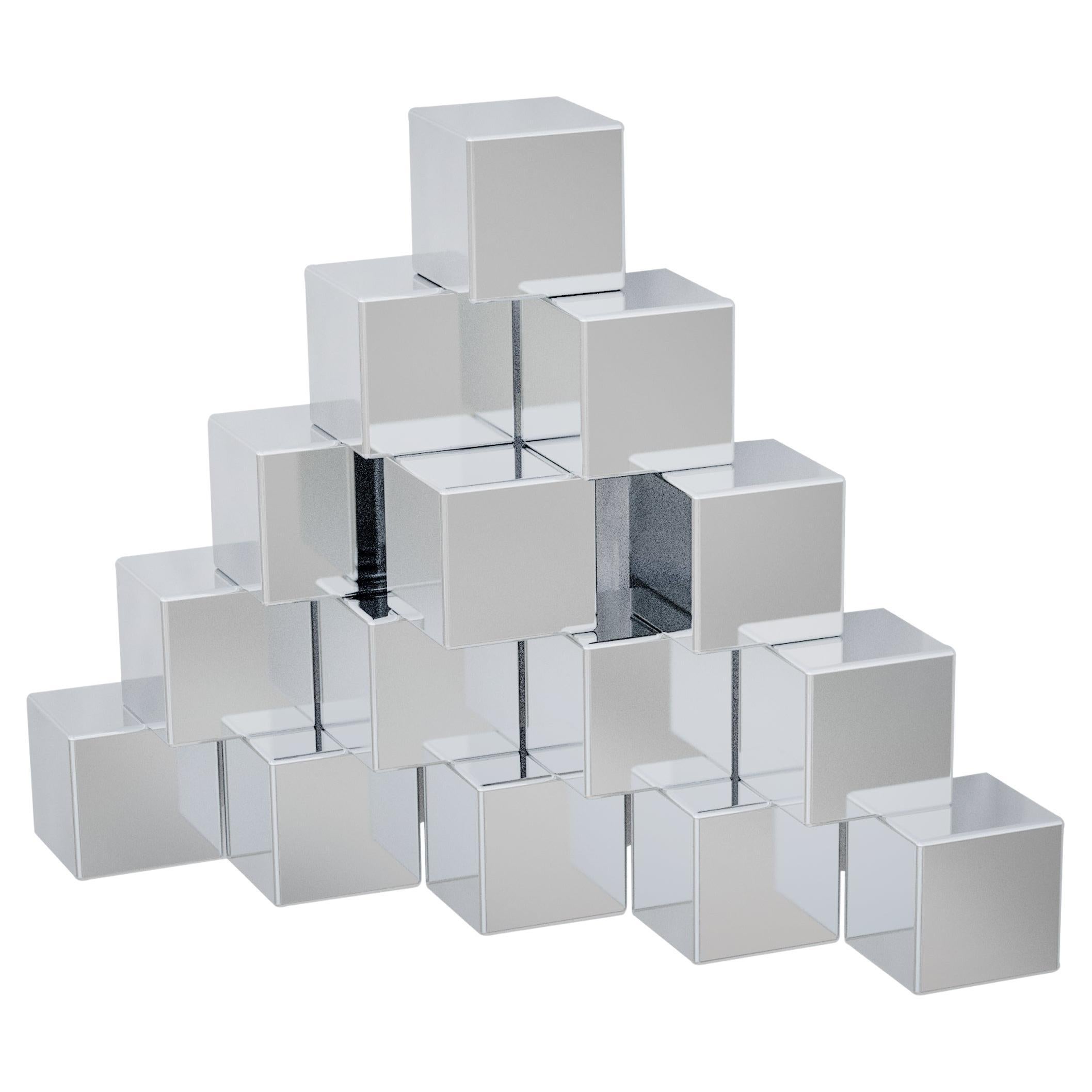 Lámpara de pared contemporánea 'Ocean Sunrise' by TheShaw, Acero inoxidable en venta