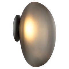 Contemporary Wall Lamp 'Pebble' by Andlight, Shape A, Slate