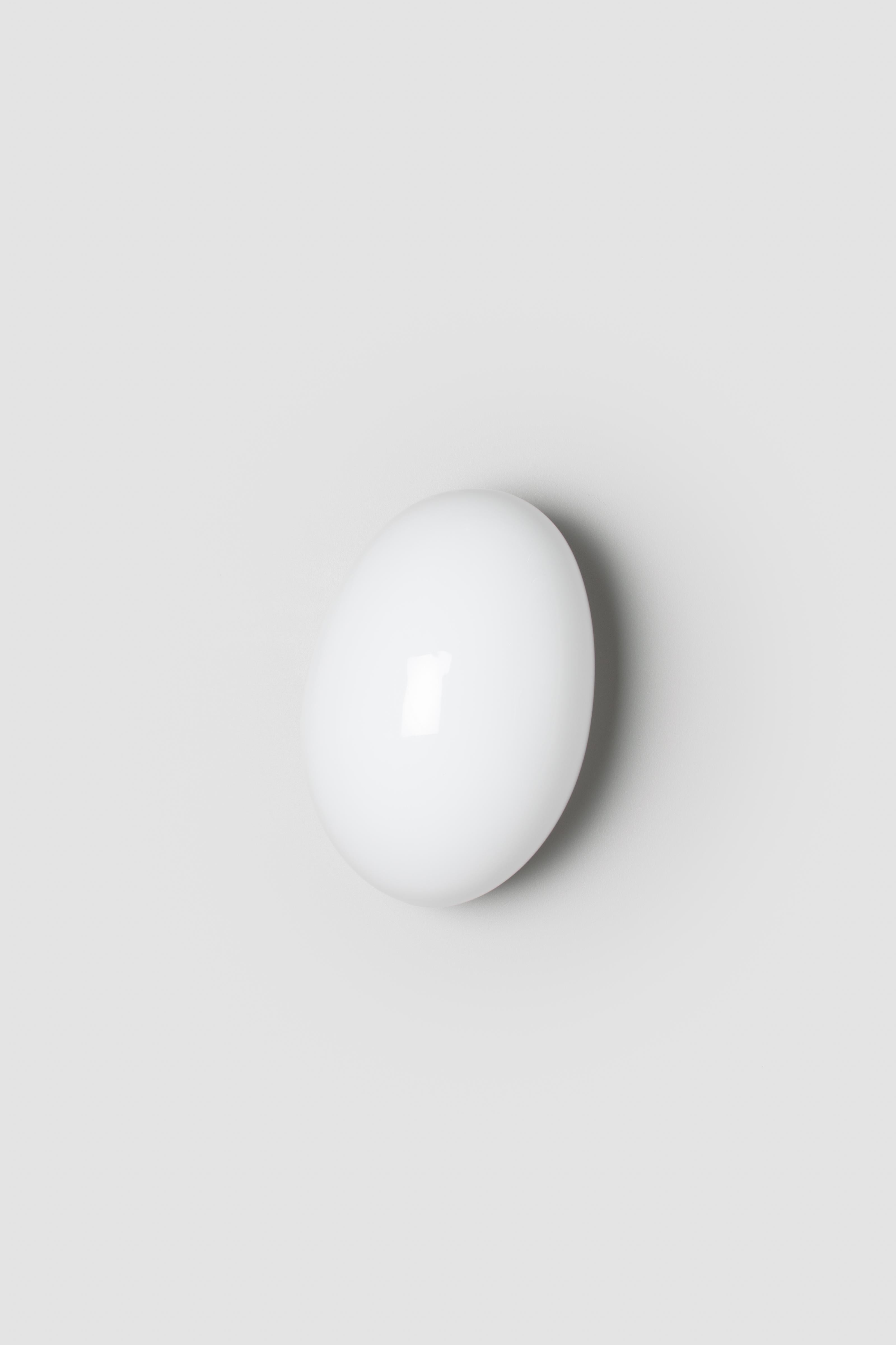 Contemporary Wall Lamp 'Pebble' by Andlight, Shape A, White In New Condition For Sale In Paris, FR