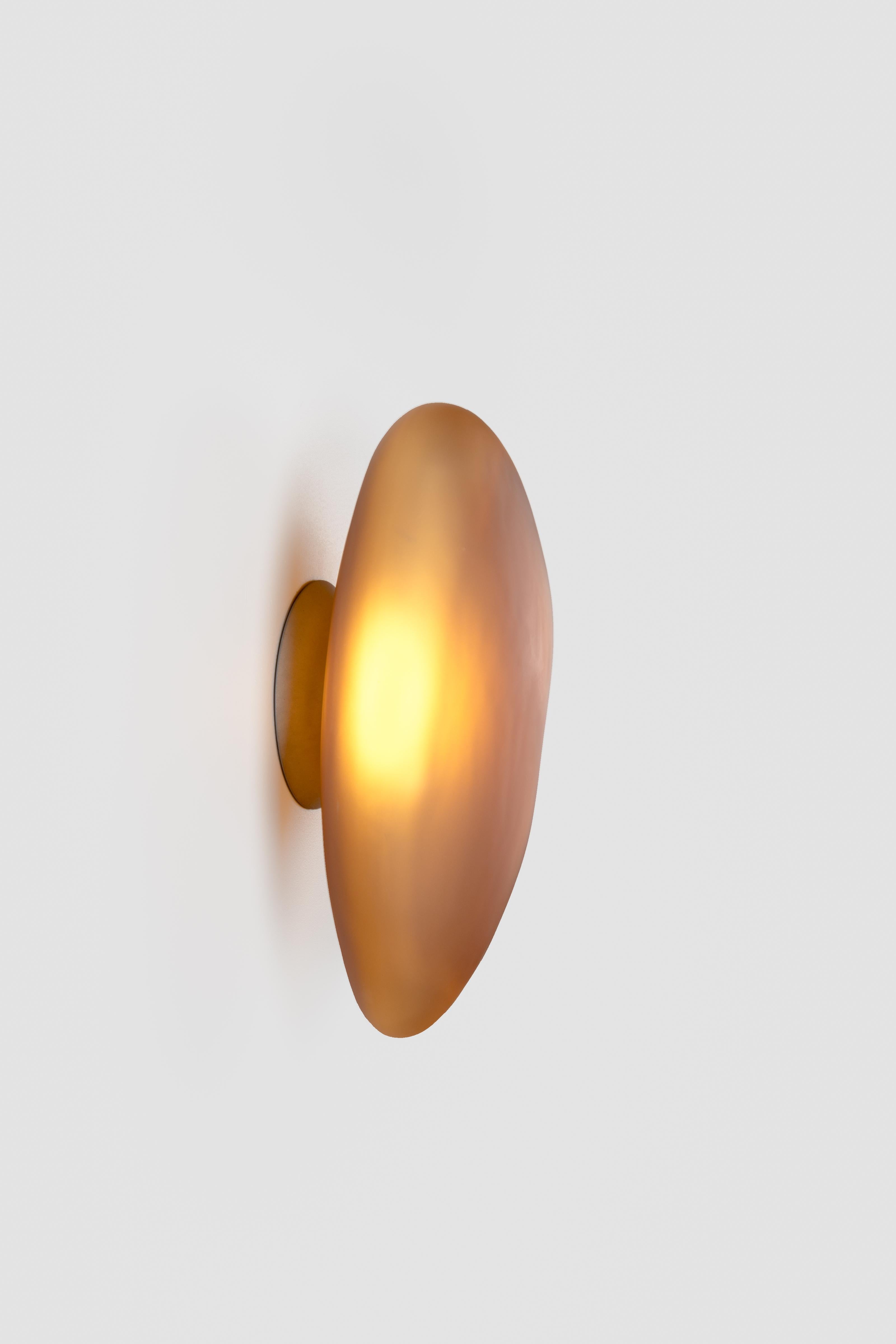Organico moderno Lampada da parete contemporanea 'Pebble' di Andlight, Forma B, Citrino in vendita
