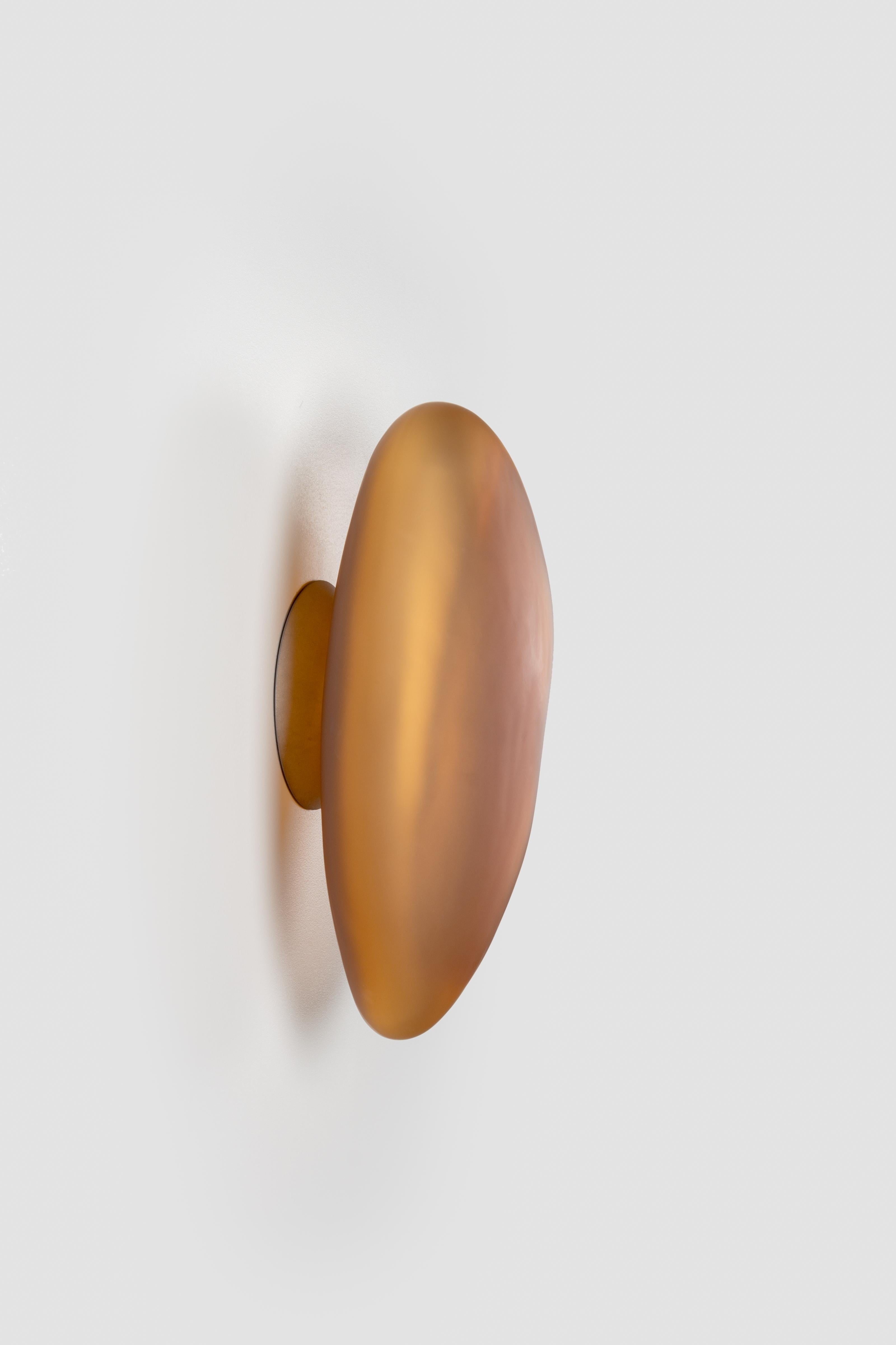 Contemporary Wall Lamp 'Pebble' by Andlight, Shape B, Citrine In New Condition For Sale In Paris, FR