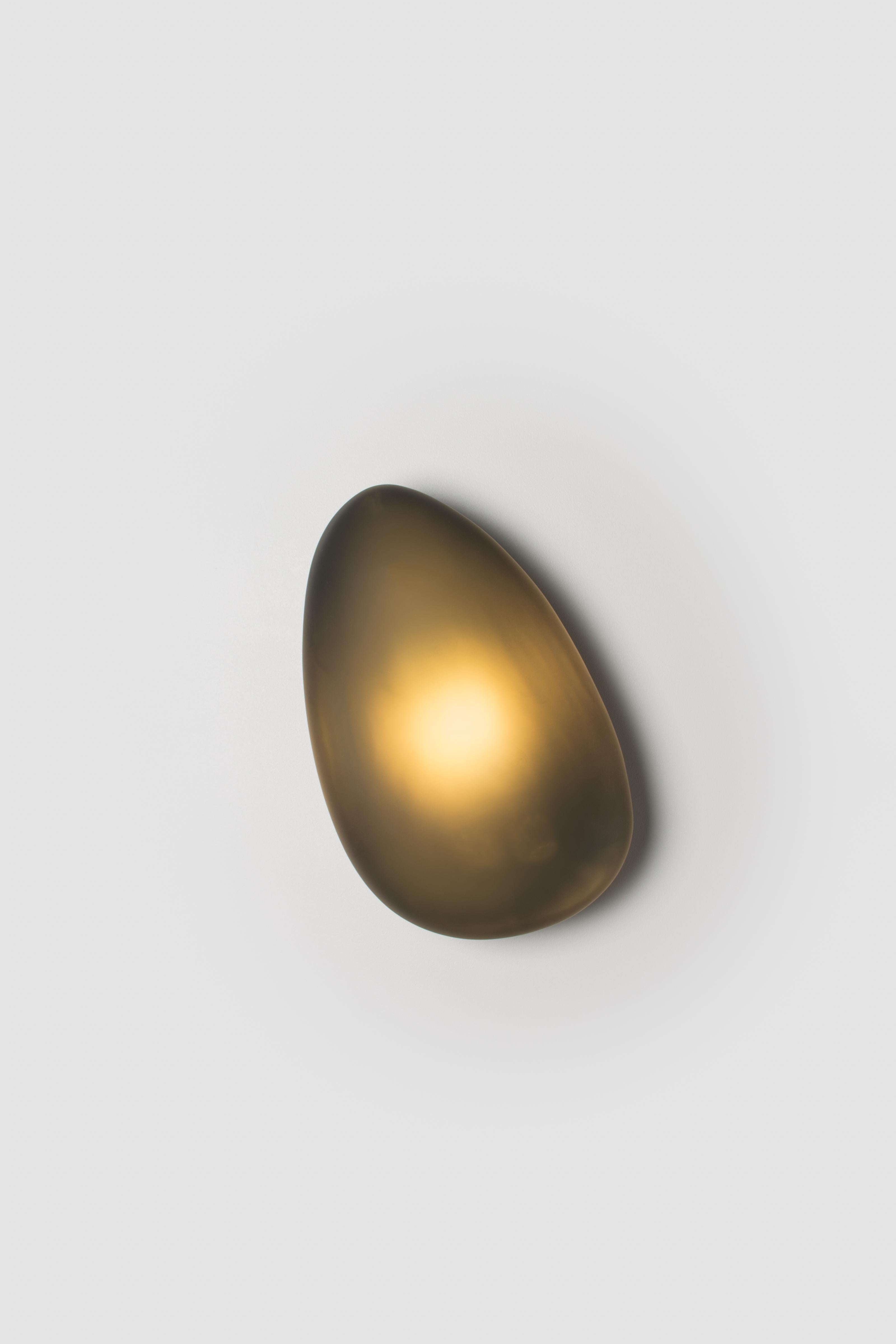 Lámpara de pared contemporánea 'Pebble' de Andlight, Forma B, Pizarra Canadiense en venta