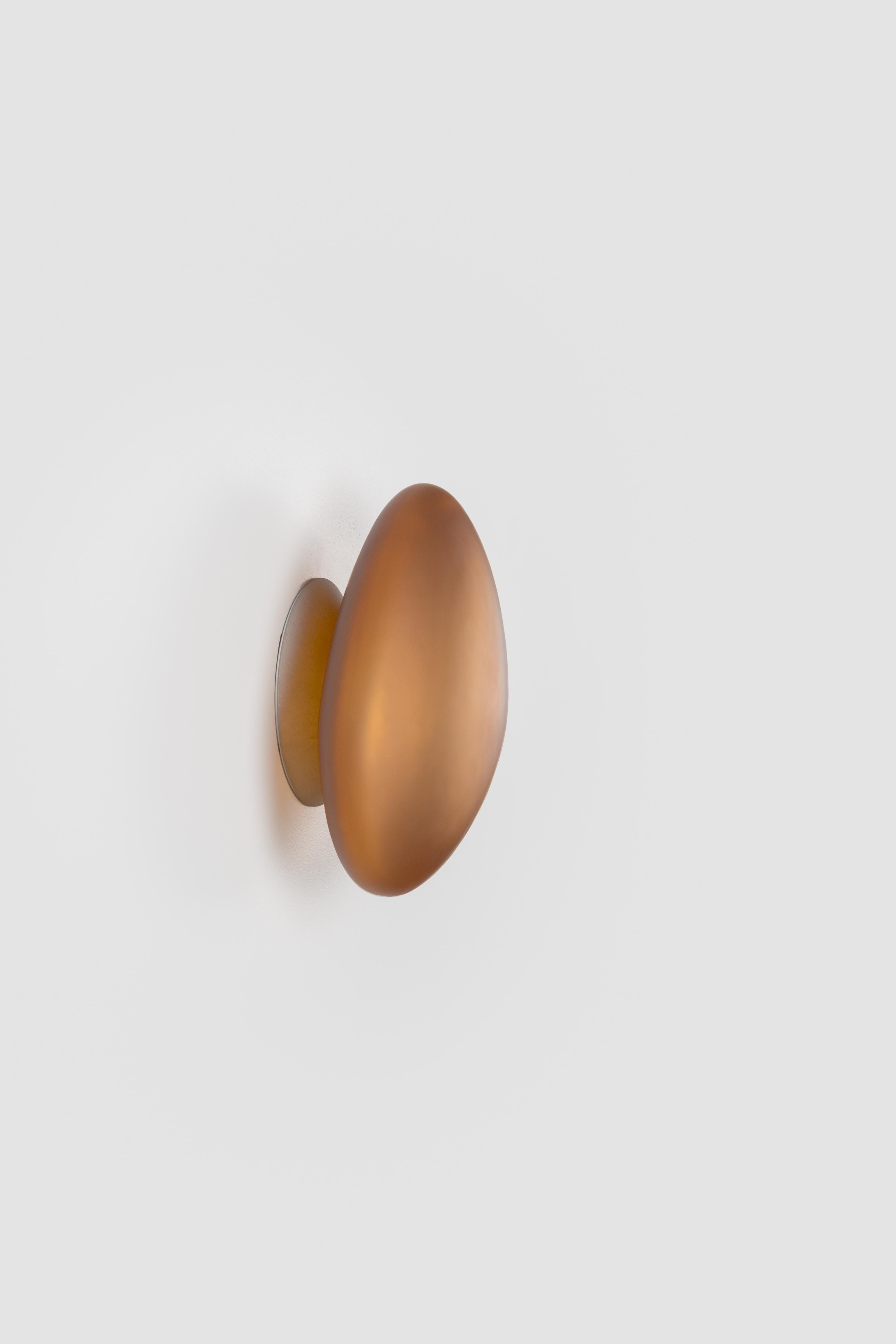 Contemporary Wall Lamp 'Pebble' by Andlight, Shape C, Citrine In New Condition For Sale In Paris, FR