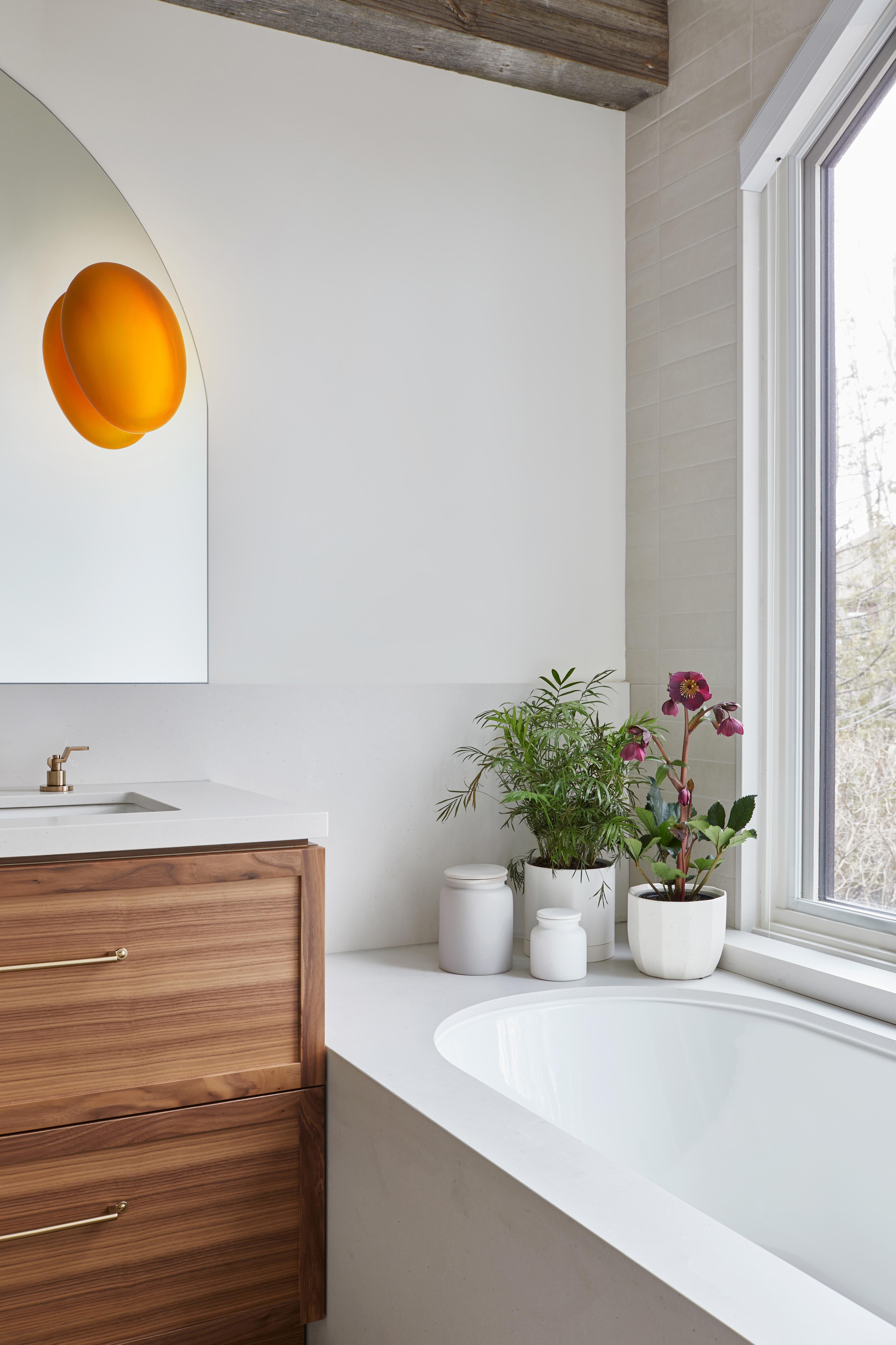 Aplique contemporáneo 'Pebble' by Andlight, Forma C, Blanco en venta 2