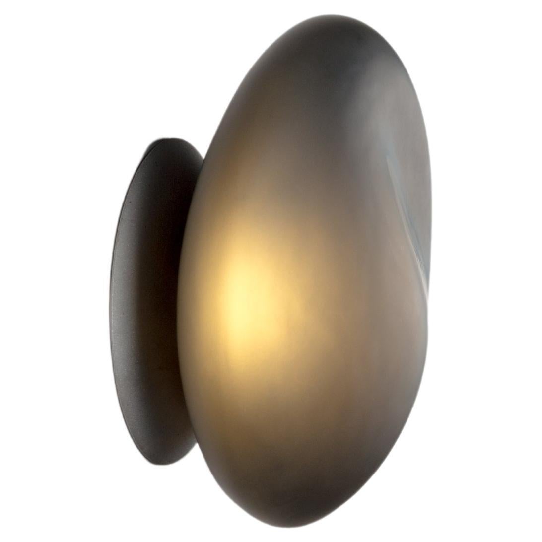 Contemporary Wall Lamp 'Pebble' by Andlight, Shape D, Slate For Sale