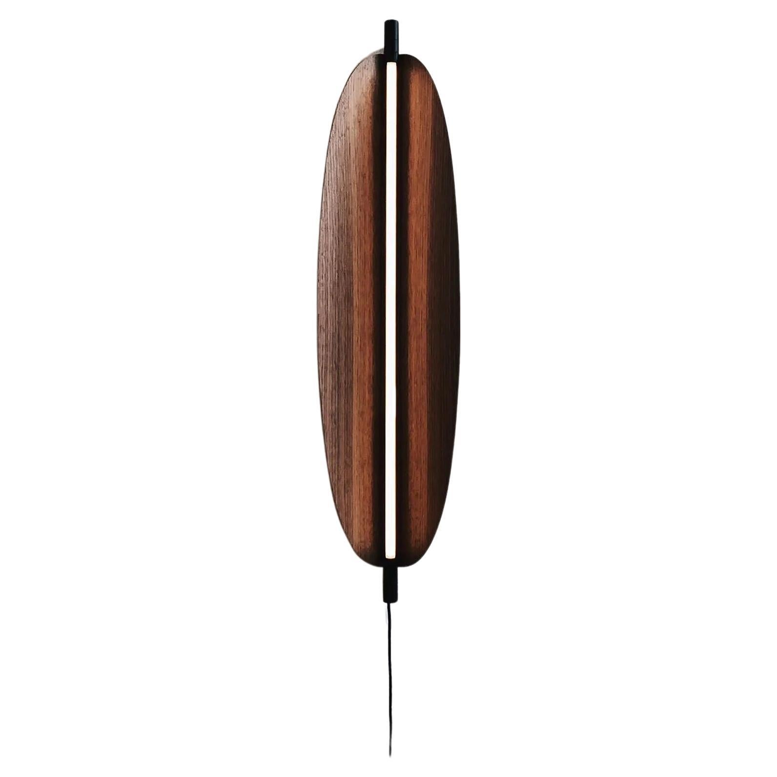 Contemporary Wall Lamp 'Thula 562.42' by Federica Biasi x Tooy, Black + Walnut
