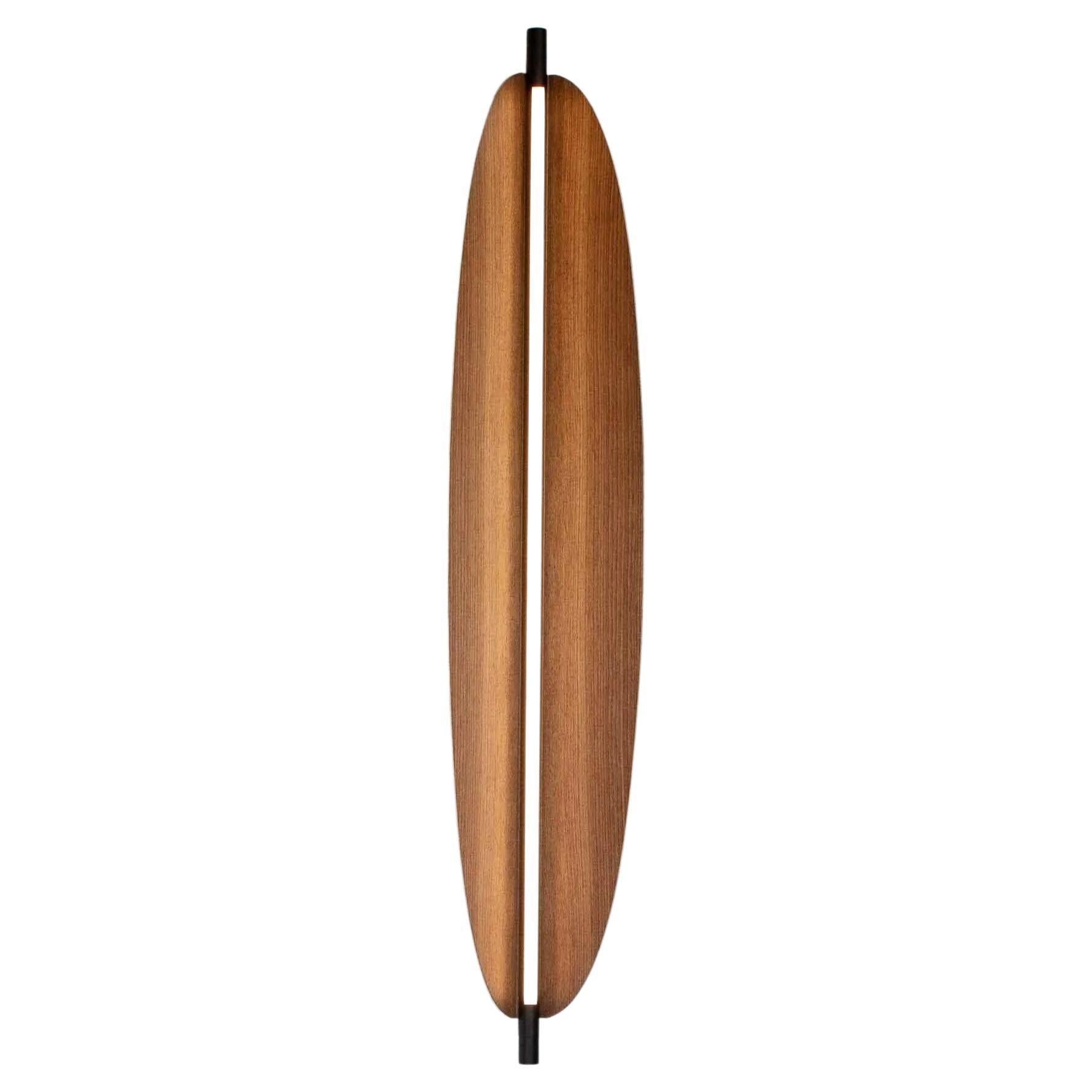 Contemporary Wall Lamp 'Thula 562.43' by Federica Biasi x Tooy, Black + Walnut For Sale