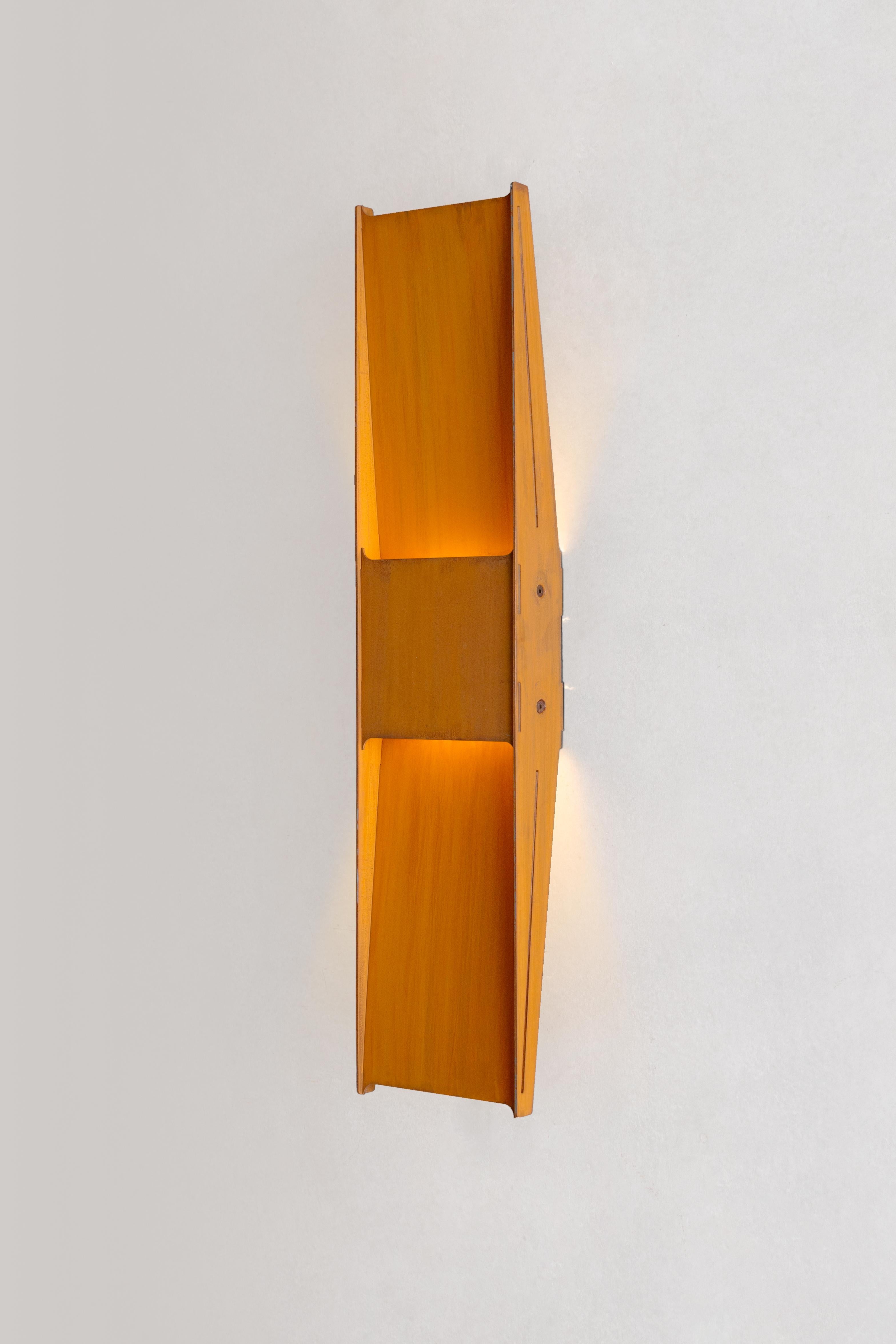 Contemporary Wall Lamp 'Vector' by A-N-D, Polished Steel For Sale 7