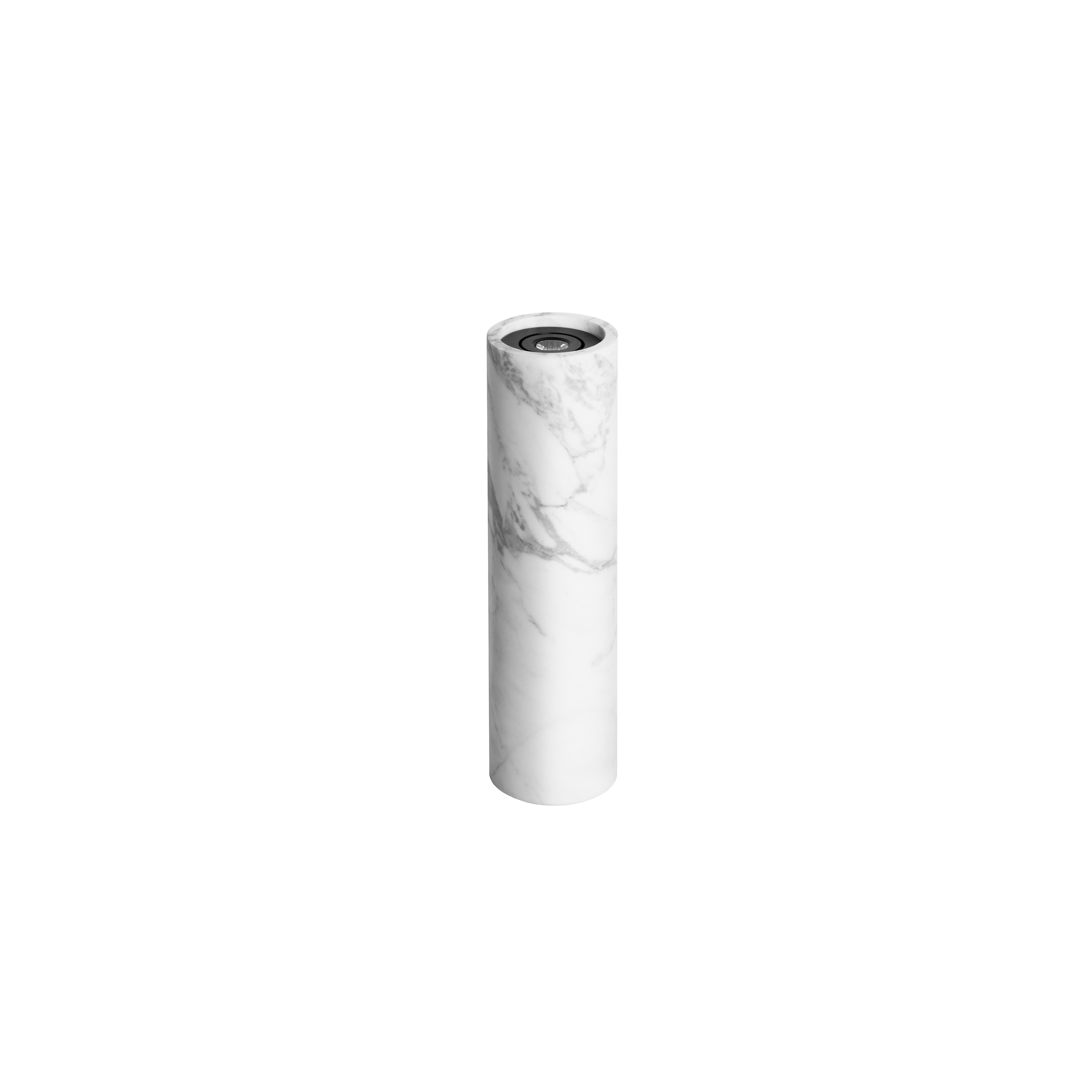 Zeitgenössische Wandleuchten „W01“ aus weißem Marmor im Zustand „Neu“ im Angebot in Paris, FR