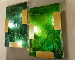 Contemporary Wall Lights, Belgian Creation Signed "JN"