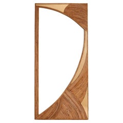 Contemporary Wall Miroir Bamboo and Brass, Italy