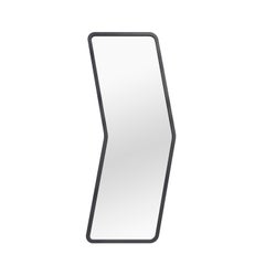 Contemporary Wall Mirror 'Arrow 6' by Oitoproducts, Grey Frame