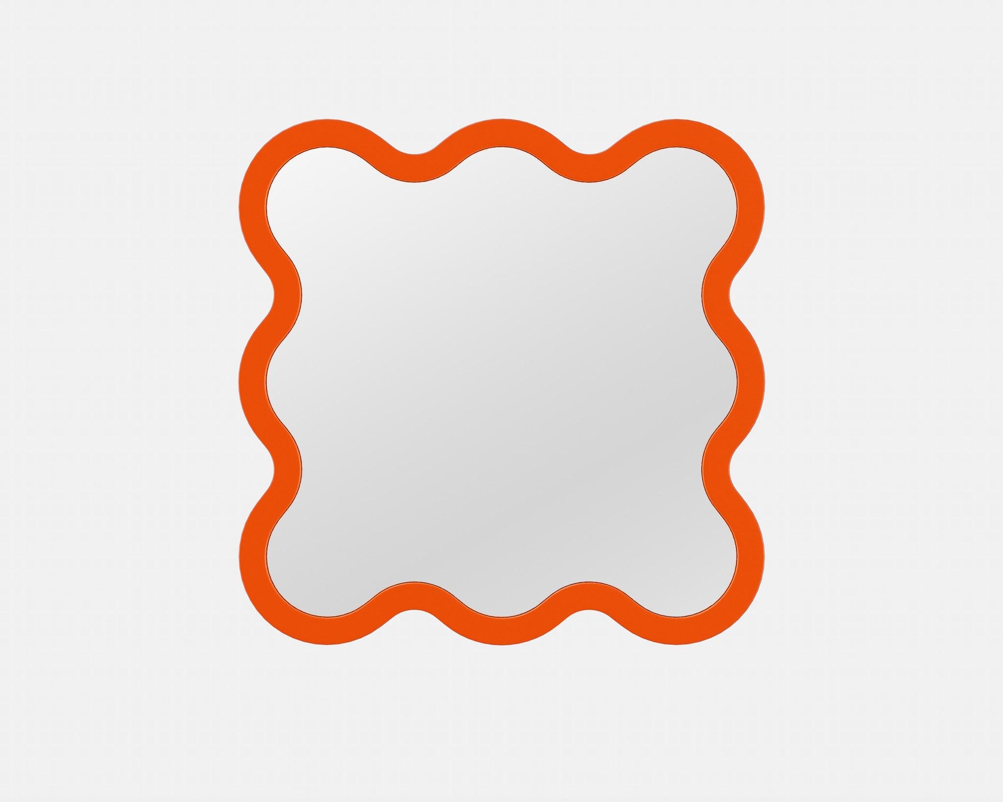 Miroir contemporain 'Hvyli 8' par Oitoproducts
Orange ref RAL 2017

Dimensions :
L 77 cm x H 77 cm x P 4 cm
L 30,3 in x H 30,3 in x D 1,3 in

MATERIAL : Peinture écologique à l'eau MDF, miroir en verre argenté, pieds en caoutchouc spécial.

À propos