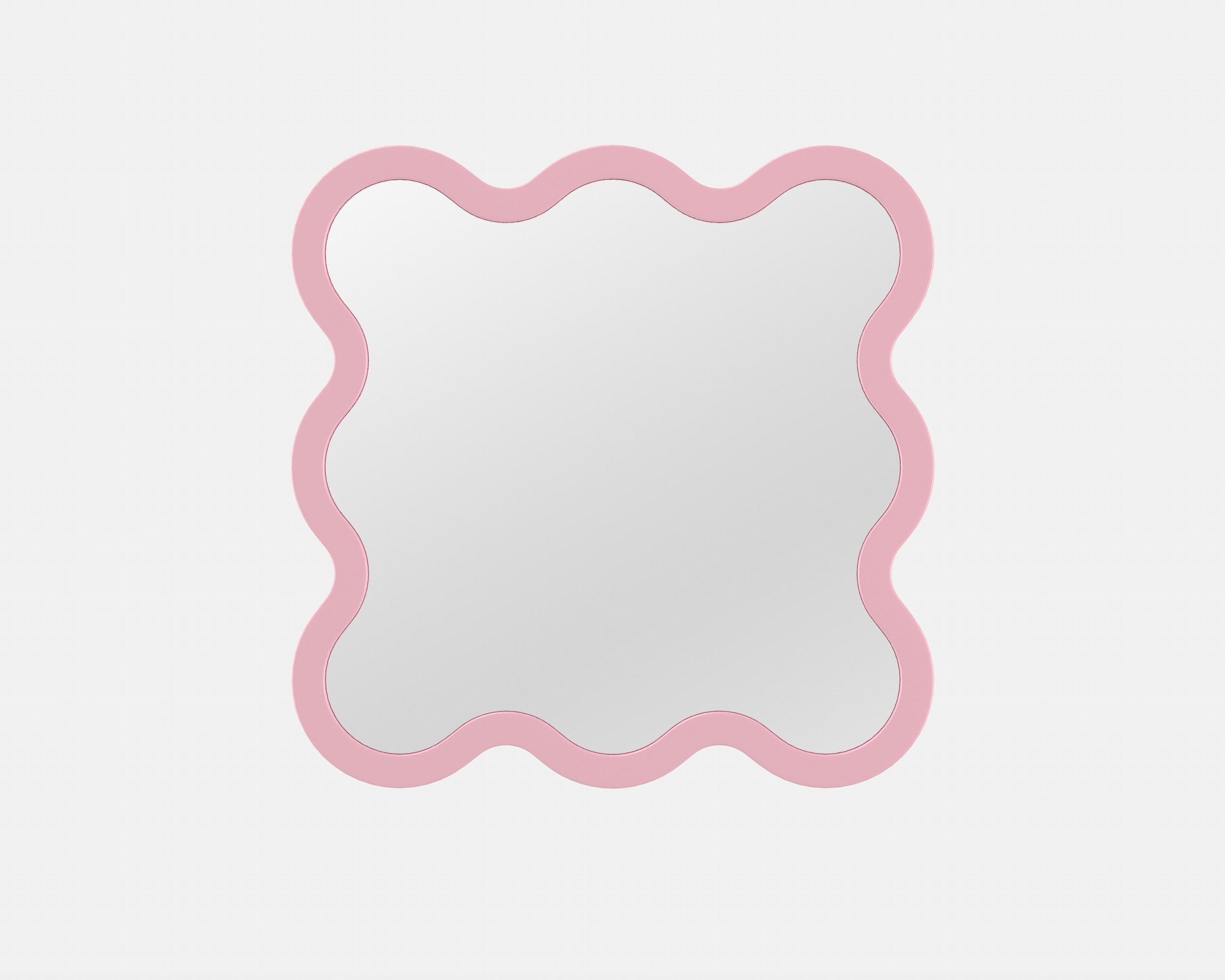 Miroir mural contemporain 'Hvyli 8' par Oitoproducts, cadre blanc en vente 3