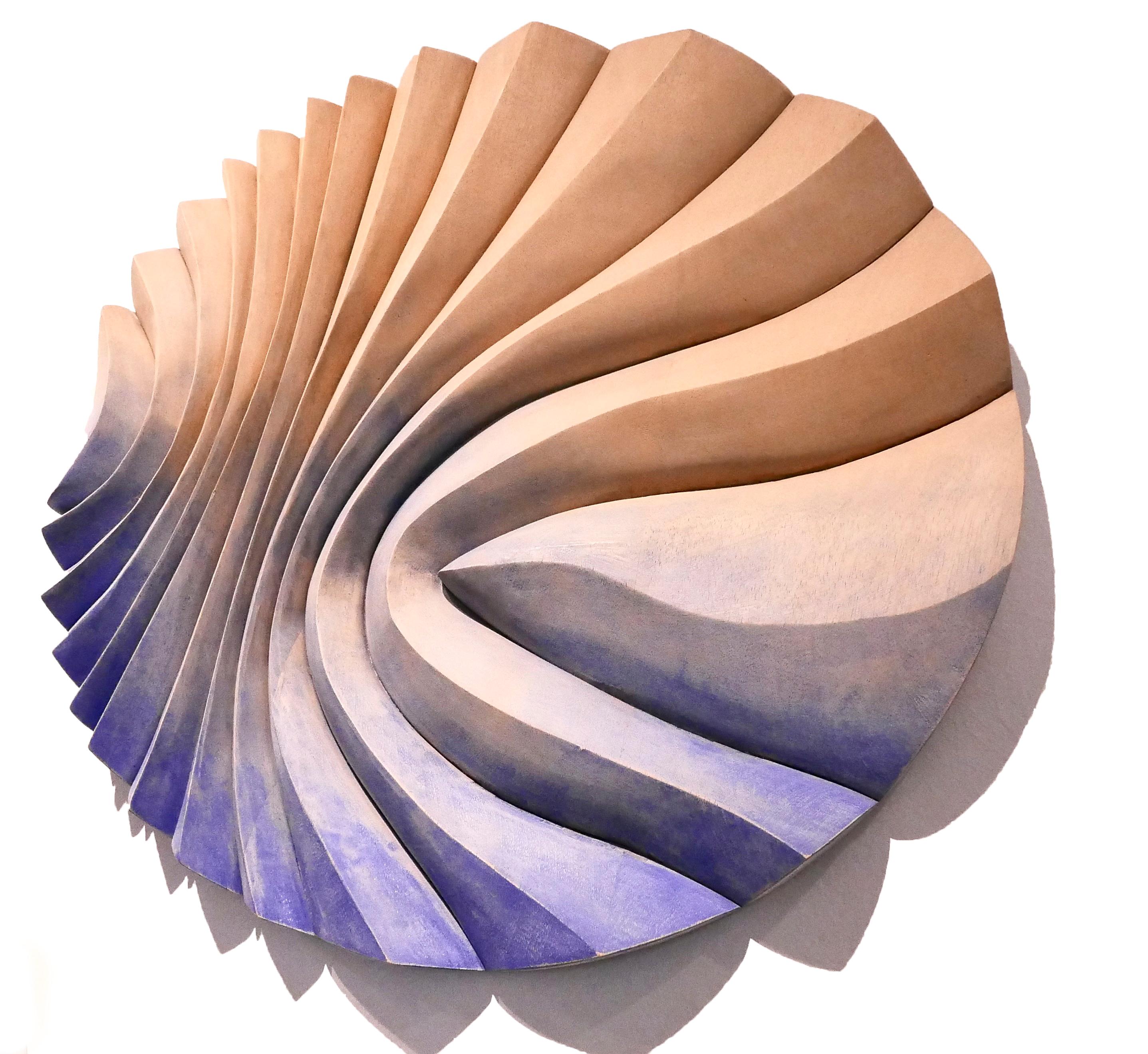 Modern Contemporary Wall Mounted Sculpture from 'Delta' Series by James Rowland For Sale