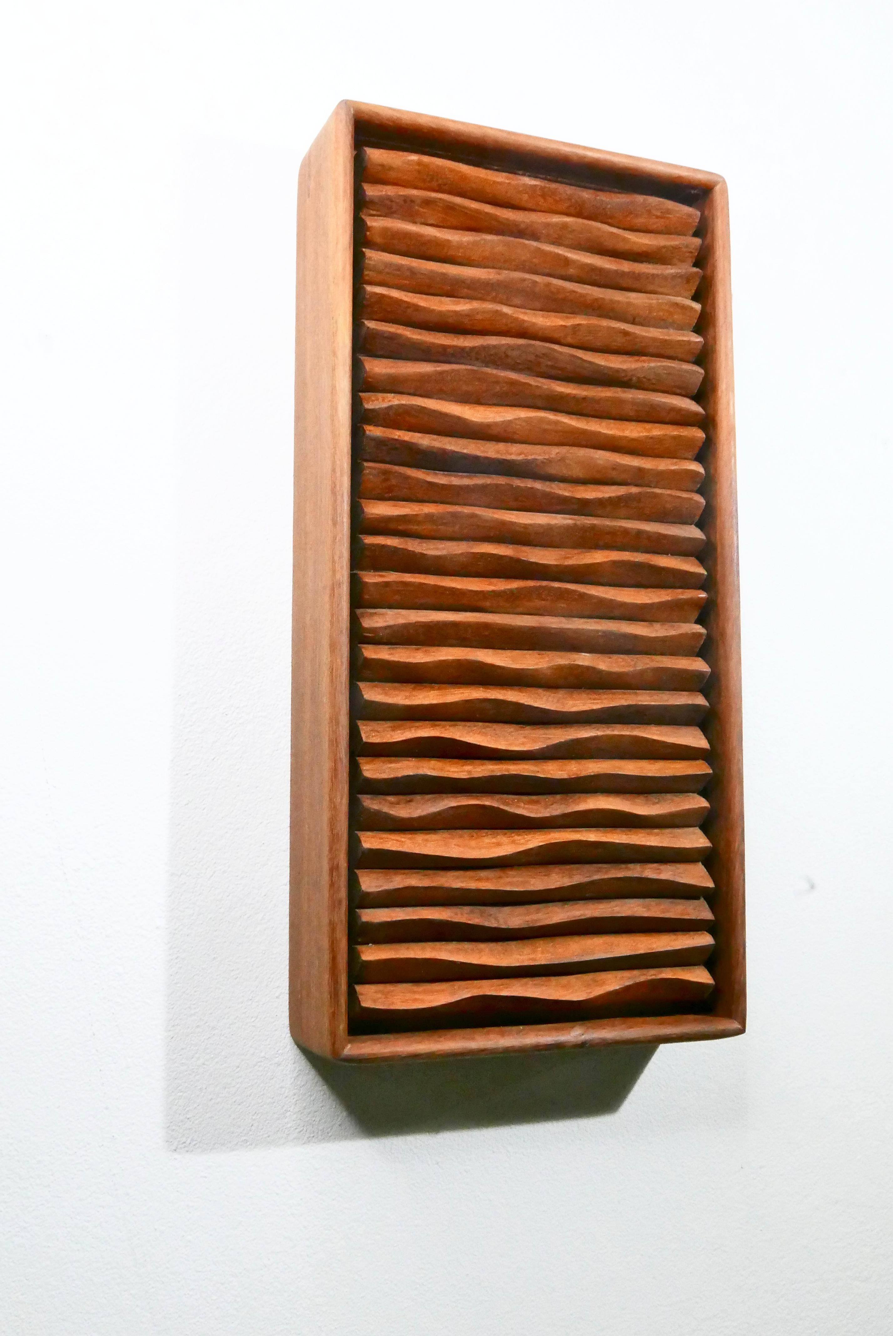 Brazilian Contemporary Wall Mounted Sculpture from 'Ripples' Series by James Rowland