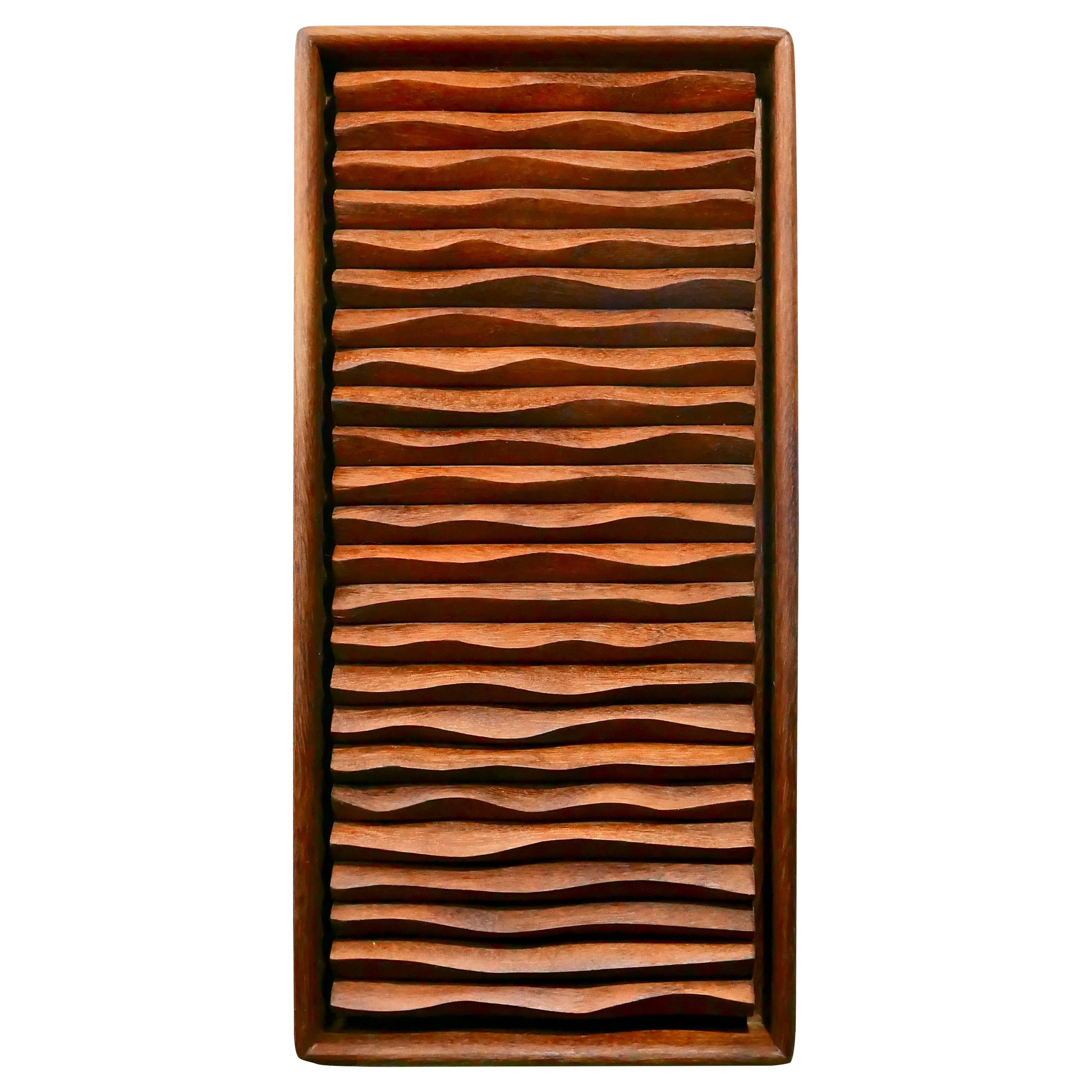 Contemporary Wall Mounted Sculpture from 'Ripples' Series by James Rowland