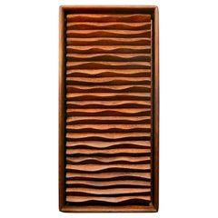 Zeitgenössische Wandskulptur aus der Serie „Ripples“ von James Rowland