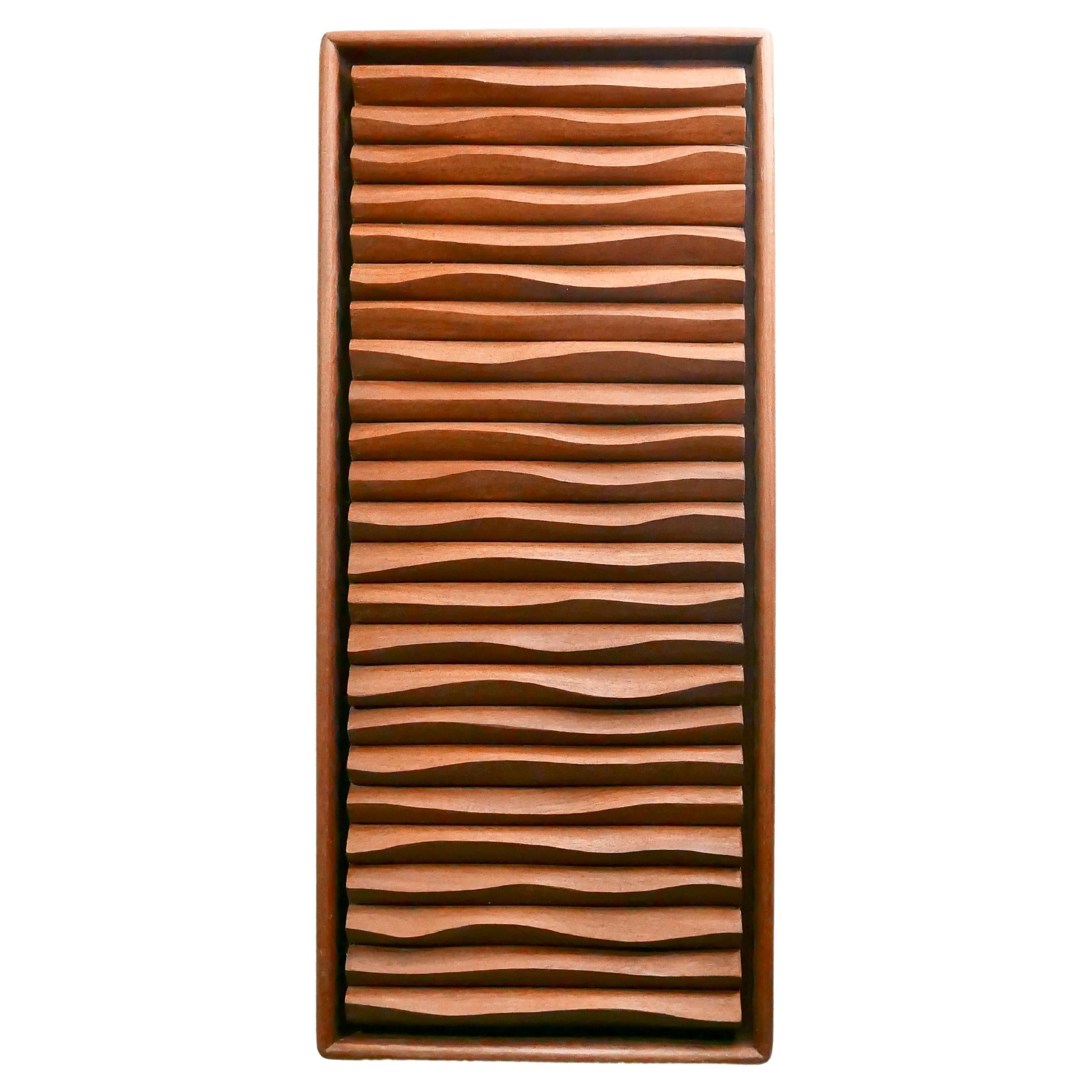 Contemporary Wall Mounted Sculpture from 'Ripples' Series by James Rowland For Sale