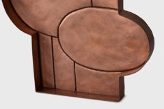 Contemporary Wall Object 1, Textured Natural Dark Lacquer, Seung Hyun Lee, Korea