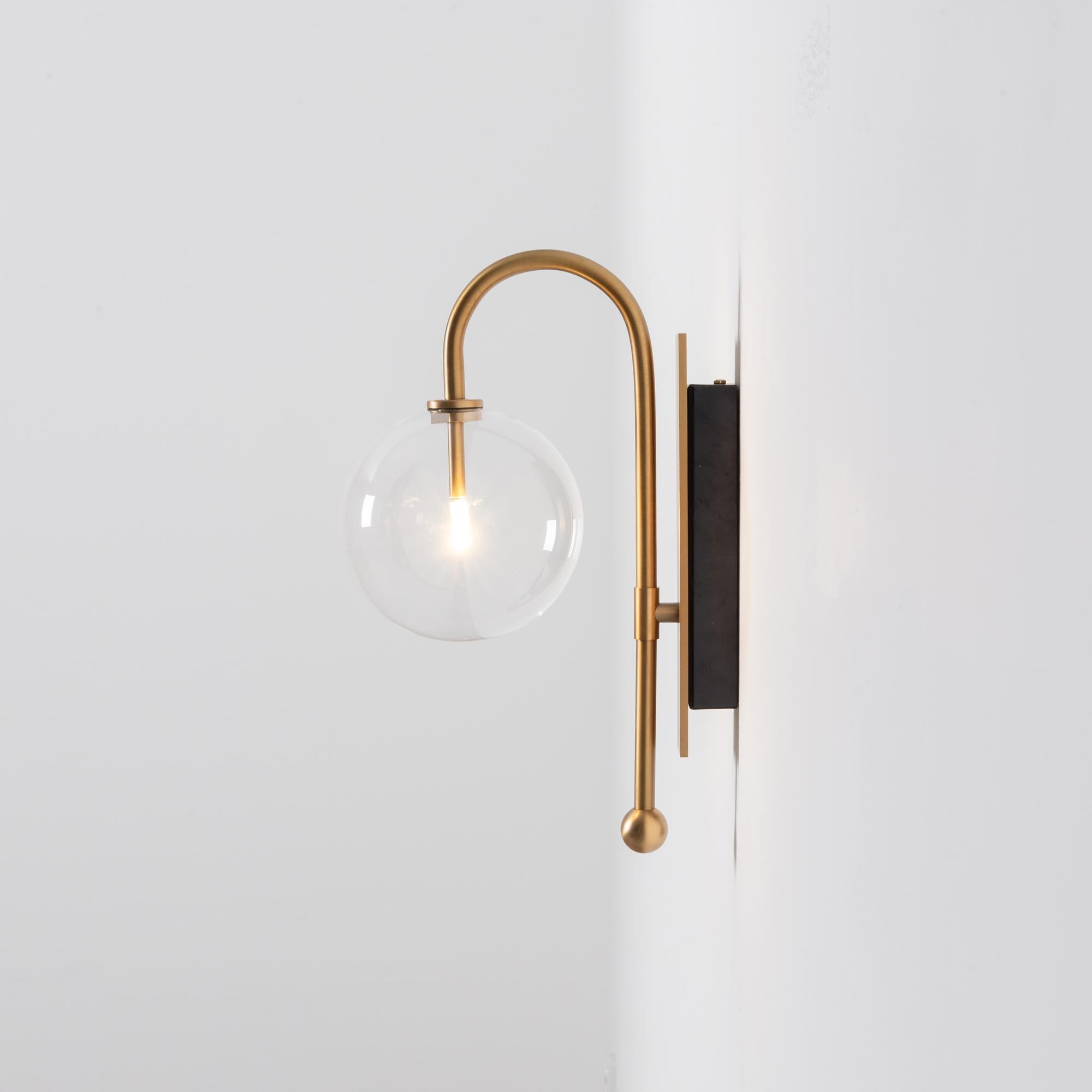 Contemporary Naples Wall Sconce by Schwung