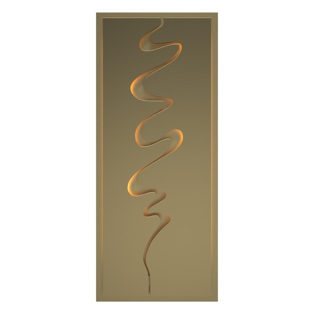 American Contemporary Wall Sconce Inspired by Nature For Sale