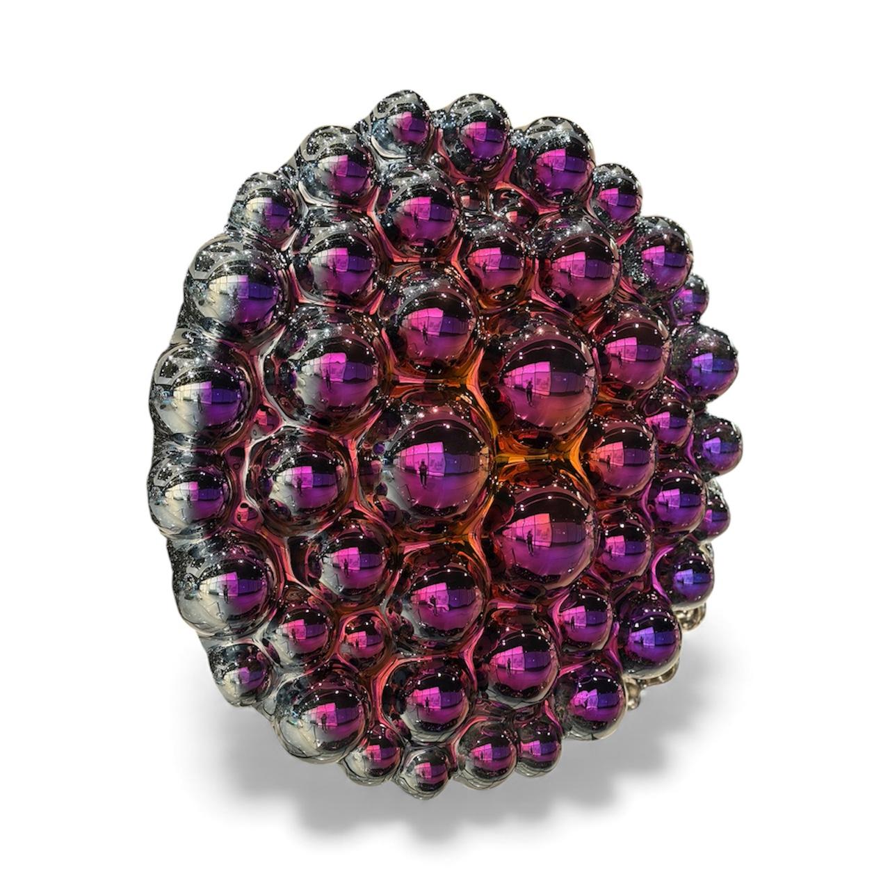 Zeitgenössische Wandskulptur Bubbles Lila (21. Jahrhundert und zeitgenössisch) im Angebot