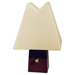 Contemporary Walnut Alpine Table Lamp by ASTRAEUS CLARKE Made in Brooklyn, NY