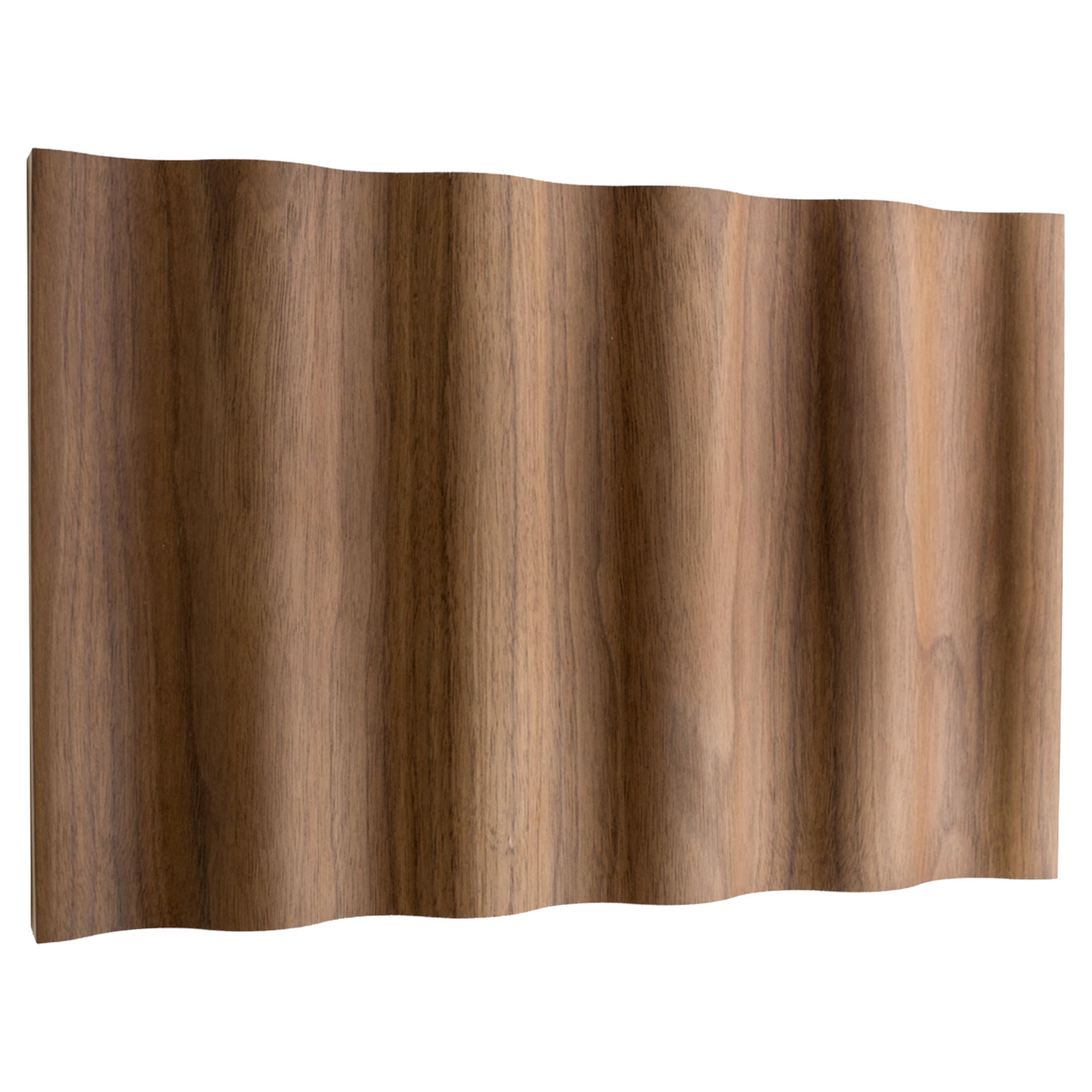 Contemporary Walnut Veneer Interior Hang Wall Panel - Wall Panel NAMI For Sale