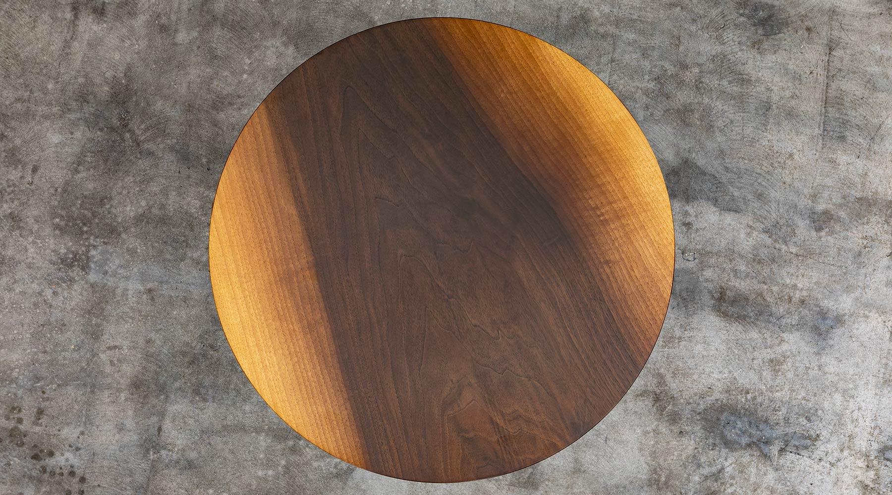 Contemporary Walnut Wood Coffee Table by Johannes Hock 'B' For Sale 2