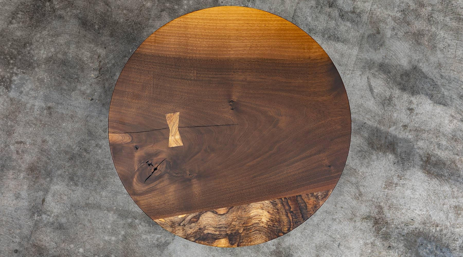 Contemporary Walnut Wood Coffee Table by Johannes Hock 'C' 2