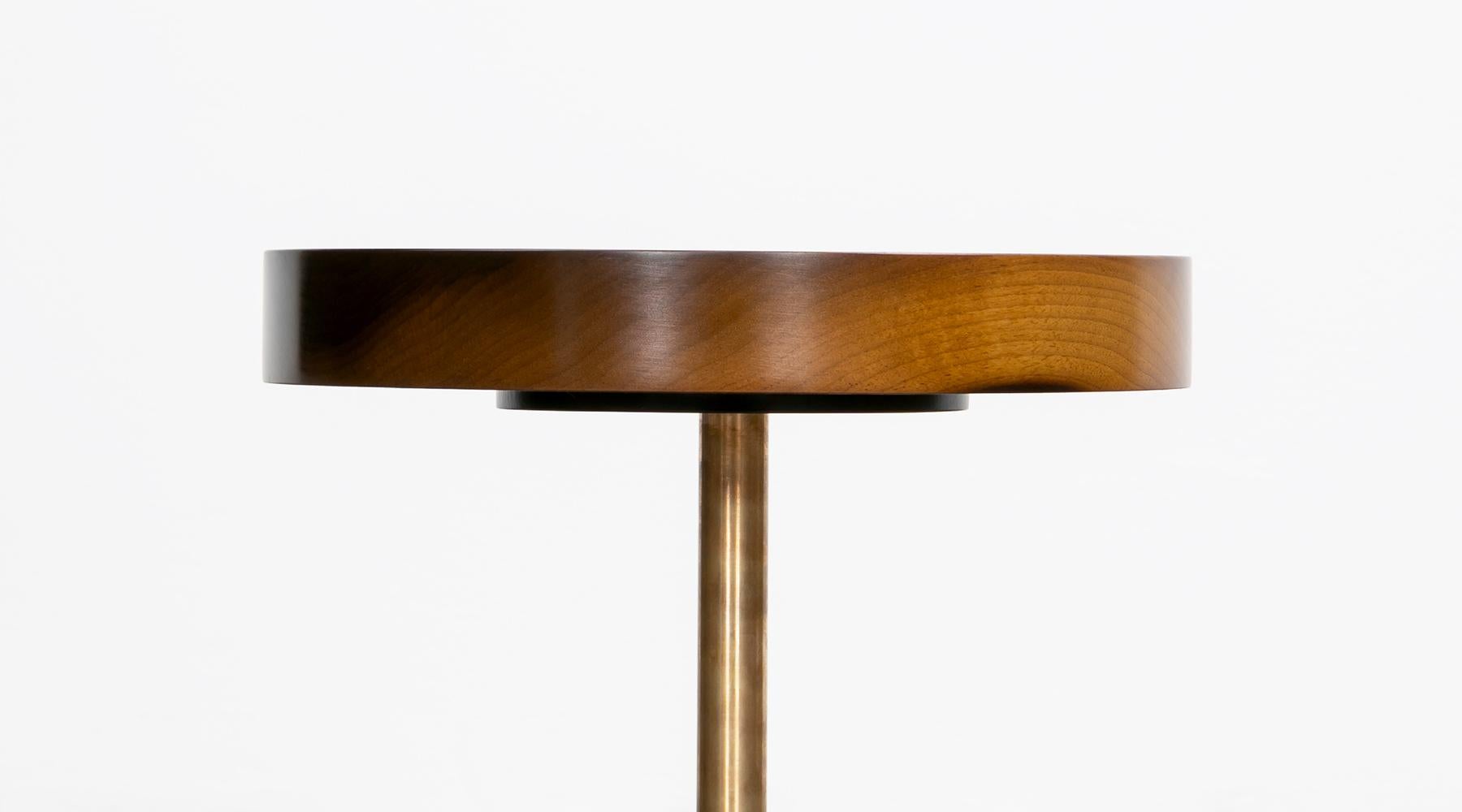 Modern Contemporary Walnut Wood Coffee Table by Johannes Hock 'D'