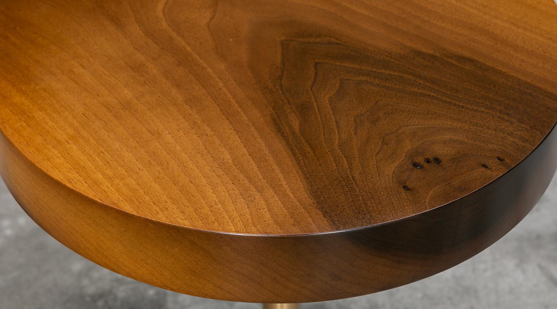 Contemporary Walnut Wood Coffee Table by Johannes Hock 'D' In Excellent Condition In Frankfurt, Hessen, DE