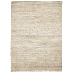 Tappeto contemporaneo in lana calda avorio di Deanna Comellini In stock 170x240 cm