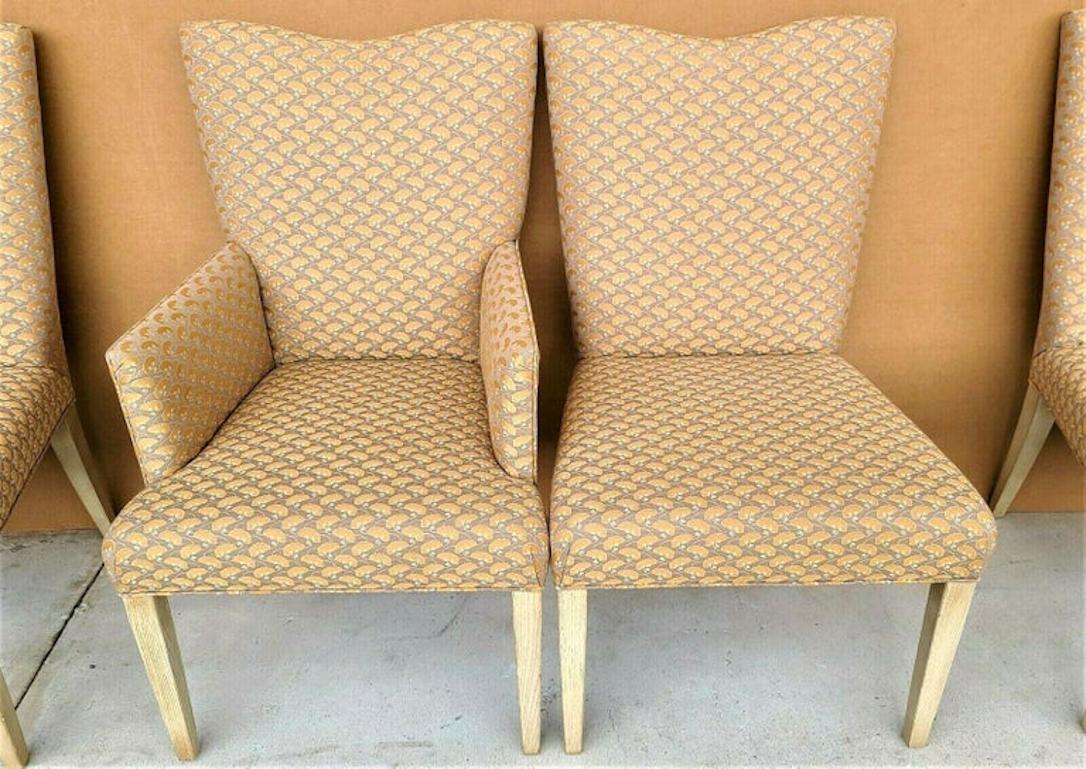 Cotone Sedie da pranzo The Lilly contemporanee Set di 8 sedie in vendita