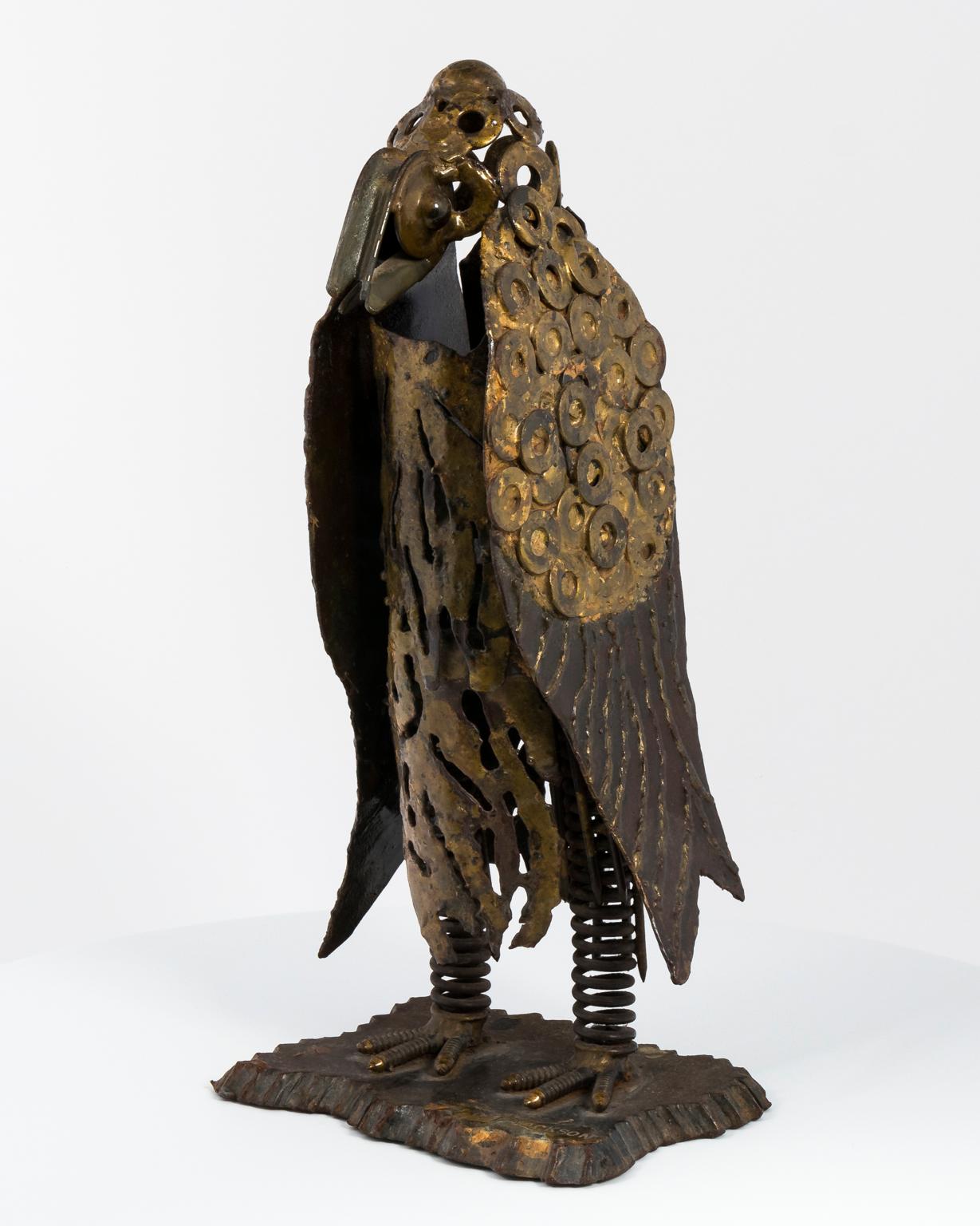 Contemporary Welded Bird Sculpture 9