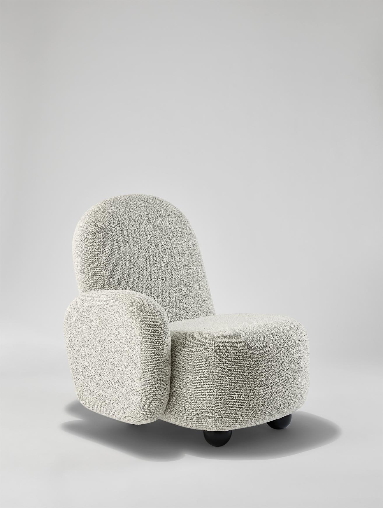Français Fauteuil contemporain blanc Design/One par Hervé Langlais en vente