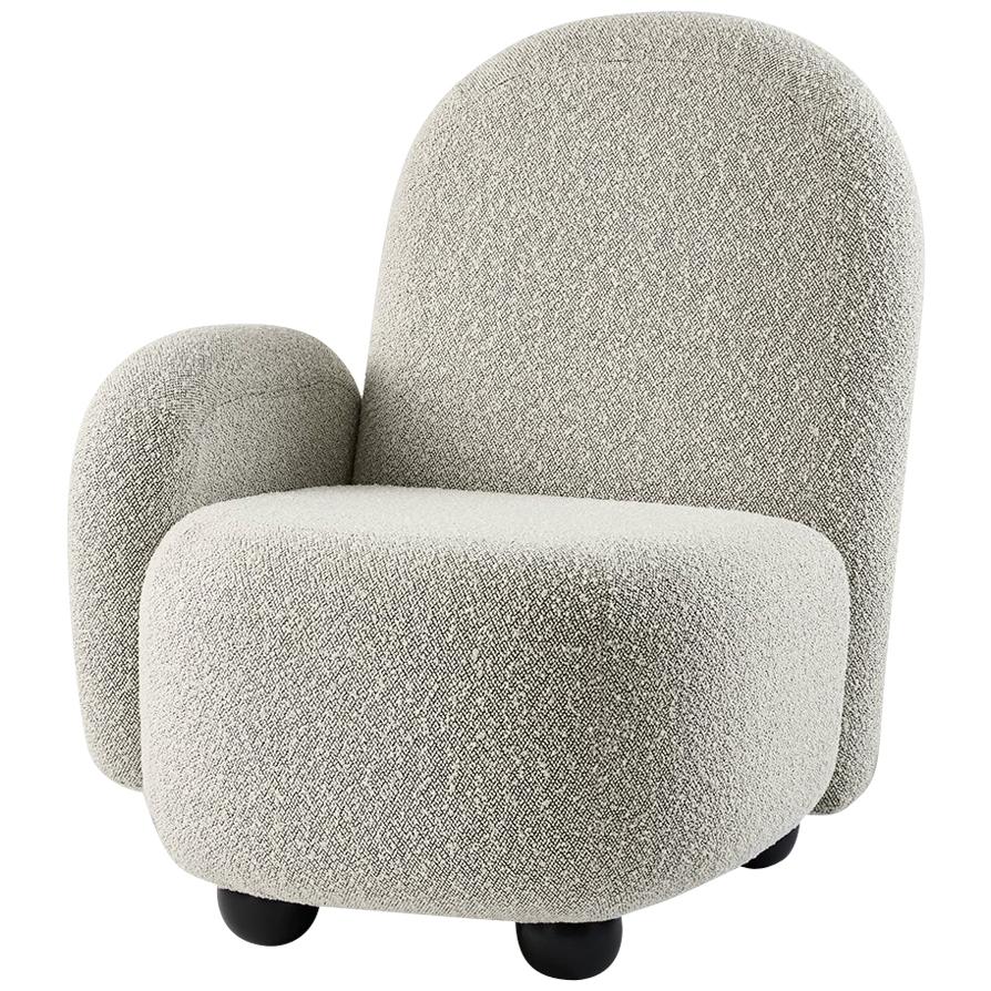 Contemporary White Armchair Design by Hervé Langlais