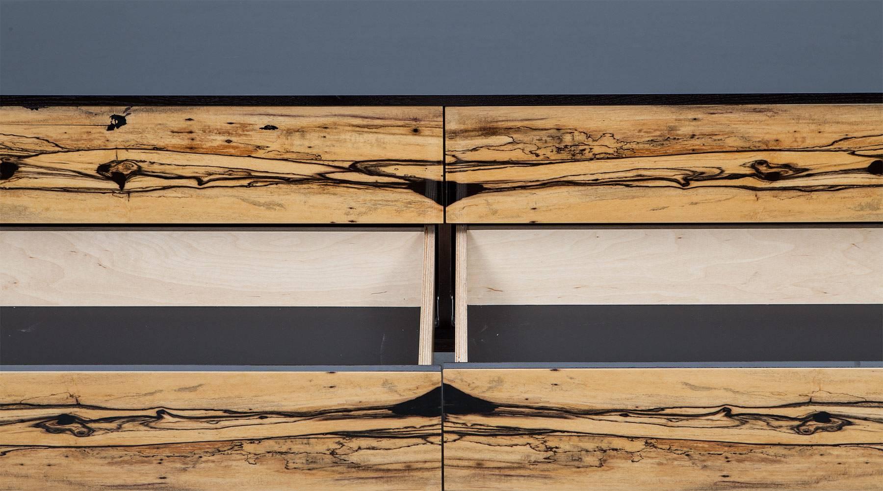 Contemporary White Ebony Sideboard by Johannes Hock In Excellent Condition For Sale In Frankfurt, Hessen, DE