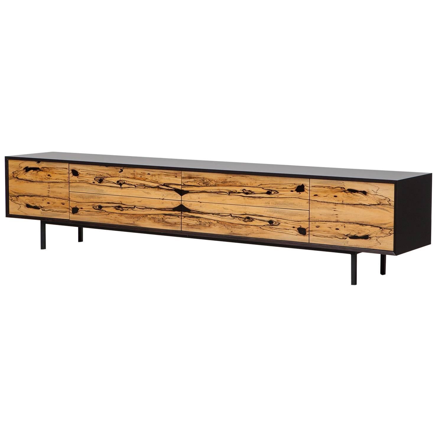 Contemporary White Ebony Sideboard by Johannes Hock For Sale
