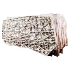 Contemporary White Ego Sideboard, Wood and White Lacquer for October Gallery
