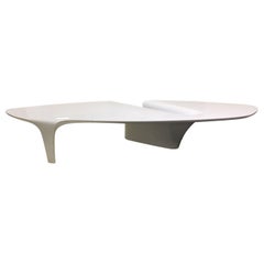 Contemporary White Lacquered Coffee Table by Fredrikson Stallard for Driade